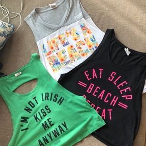 3 pack Pink Tank tops